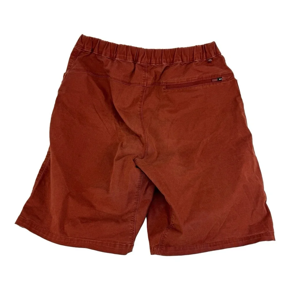 Mountain Hardwear‎ Men's Red Belted Cotton Elastane Hiking Shorts Size Small S